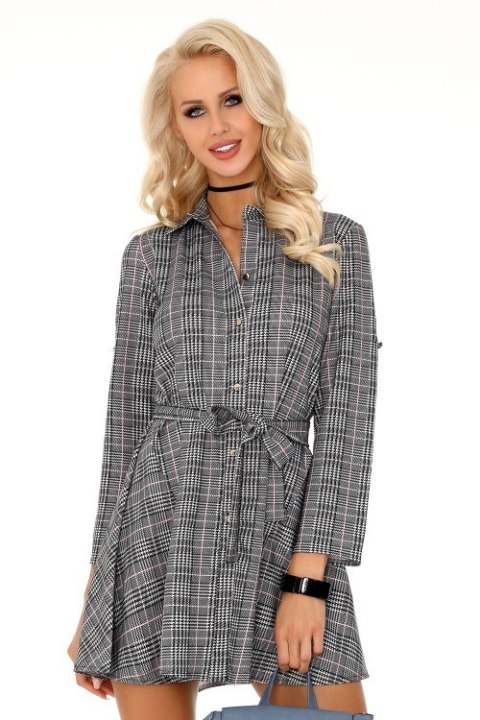 Merribel Merchea Grey Pink - L Merribel Merchea Grey Pink - L
