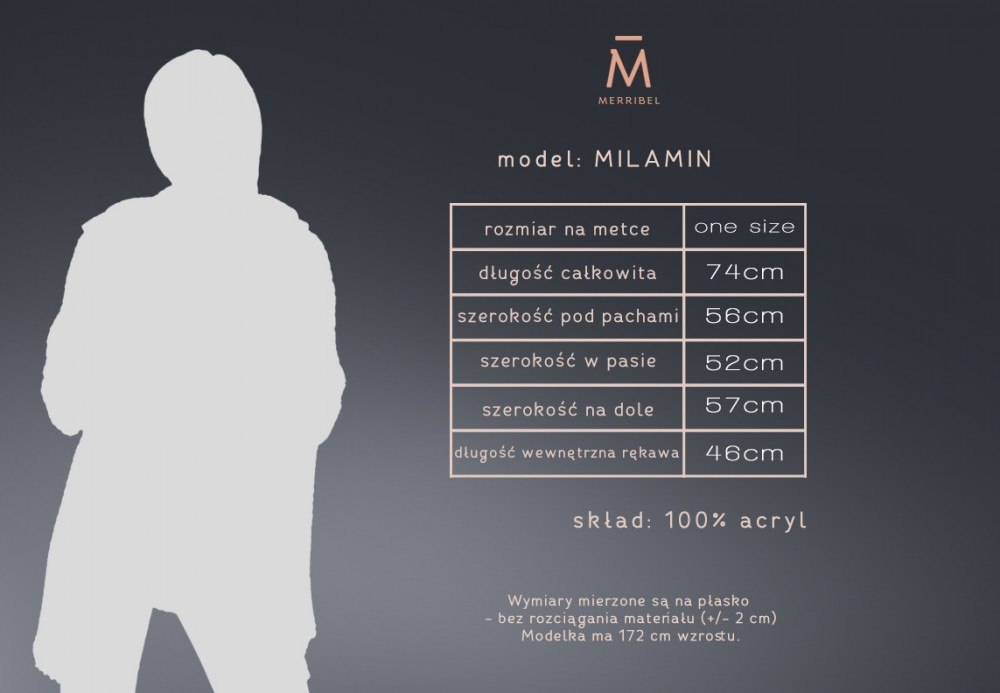 Merribel Milamin Beige - ONE SIZE Merribel Milamin Beige - ONE SIZE