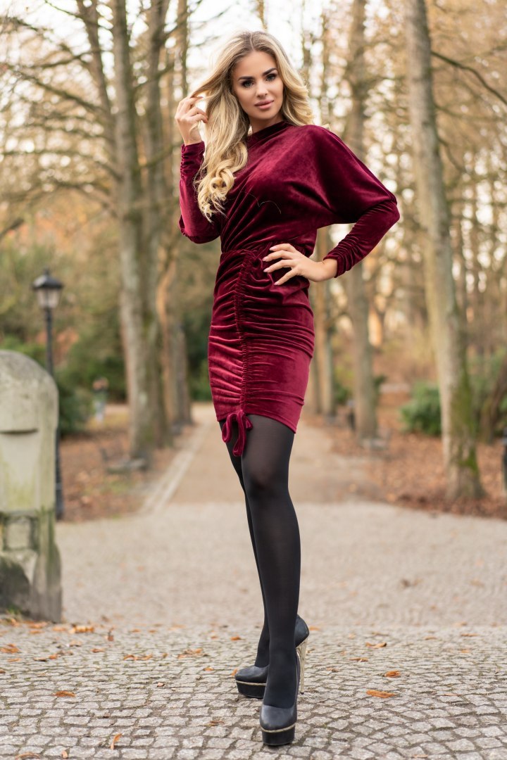 Merribel Milona Maroon 0112 - M Merribel Milona Maroon 0112 - M