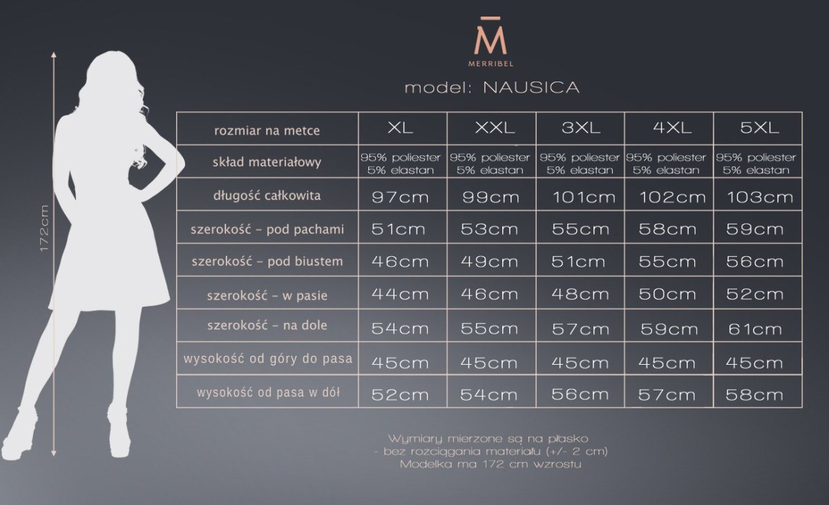 Merribel Nausica Black 85315 - 5XL