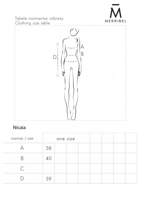 Merribel Nicaia Ecru - ONE SIZE Merribel Nicaia Ecru - ONE SIZE