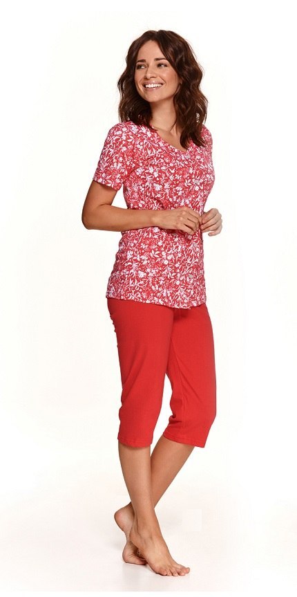 PIŻAMA TARO 908 WERA SS21 XL czerwony Taro PIŻAMA TARO 908 WERA SS21 XL czerwony Taro