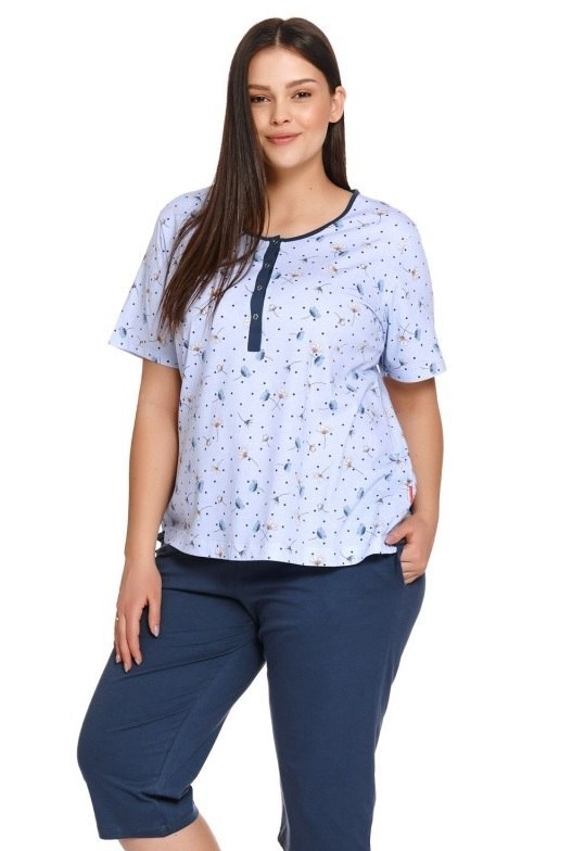 PIŻAMA DOBRANOCKA 4256 XL granat - niebieski Dobranocka PIŻAMA DOBRANOCKA 4256 XL granat - niebieski Dobranocka