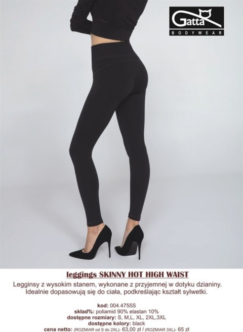 GATTA BODYWEAR LEGGINGS SKINNY HOT HIGH WAIST-3XL GATTA BODYWEAR LEGGINGS SKINNY HOT HIGH WAIST-3XL