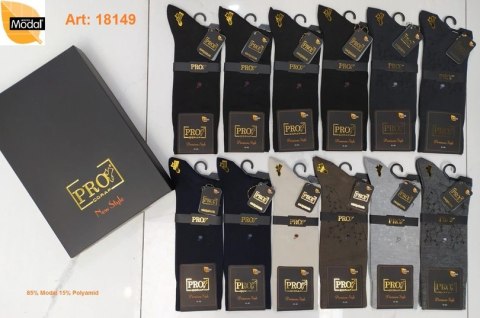 PRO SKARPETY MĘSKIE MODAL PRO 18149 41-44 MIX PRO SKARPETY MĘSKIE MODAL PRO 18149 41-44 MIX