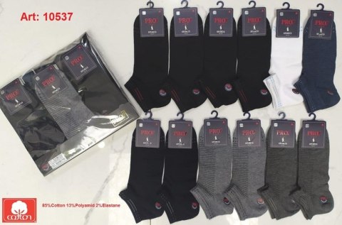 PRO SKARPETY ZAKOSTKI MĘSKIE PRO 10537 41-44 MIX