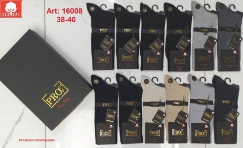 PRO SKARPETY MĘSKIE BAWEŁNA ŁĄCZONA PRO 16008 PRO SKARPETY MĘSKIE BAWEŁNA ŁĄCZONA PRO 16008