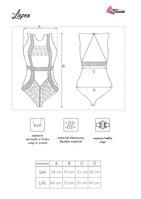 LivCo Corsetti Fashion Lixpen LC 90612 - S/M LivCo Corsetti Fashion Lixpen LC 90612 - S/M