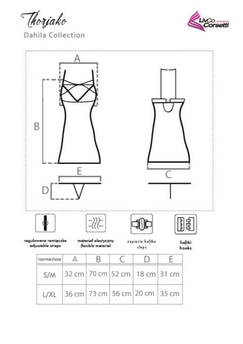 LivCo Corsetti Fashion Thorjako LC 90616 - L/XL LivCo Corsetti Fashion Thorjako LC 90616 - L/XL