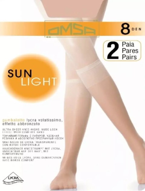OMSA Podkolanówki Sun Light 8DEN OMSA Podkolanówki Sun Light 8DEN