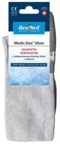 JJW DEOMED SKARPETKI MEDIC DEO SILVER