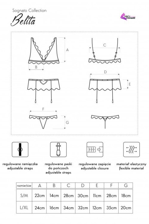 LivCo Corsetti Fashion Belita LC 90231 - S/M LivCo Corsetti Fashion Belita LC 90231 - S/M