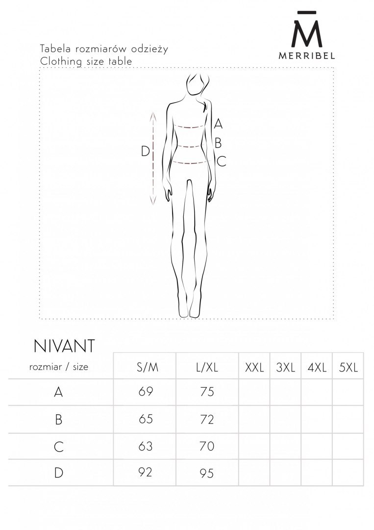 Merribel Nivant Mocca - S/M Merribel Nivant Mocca - S/M