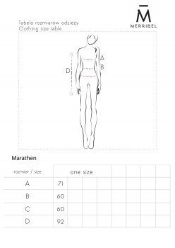 Merribel Marathen Lihgt Blue - ONE SIZE Merribel Marathen Lihgt Blue - ONE SIZE