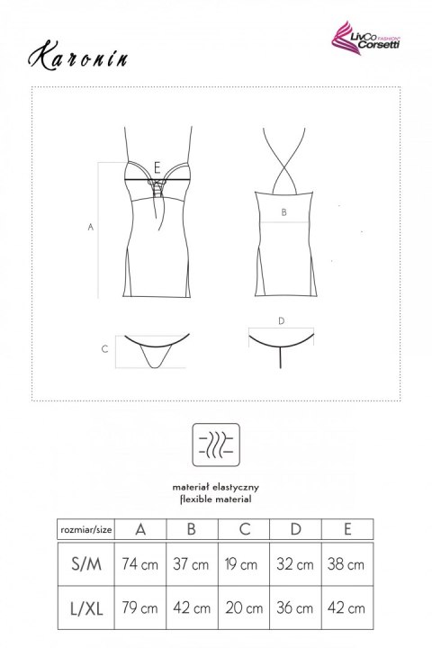 LivCo Corsetti Fashion Karonin LC 90628 - L/XL LivCo Corsetti Fashion Karonin LC 90628 - L/XL