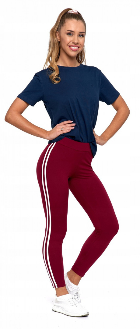 FIT Legginsy spodnie z lampasami getry MORAJ FIT Legginsy spodnie z lampasami getry MORAJ