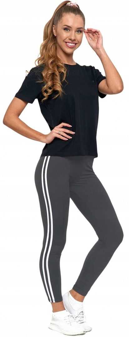 FIT Legginsy spodnie z lampasami getry MORAJ FIT Legginsy spodnie z lampasami getry MORAJ