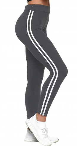 FIT Legginsy spodnie z lampasami getry MORAJ