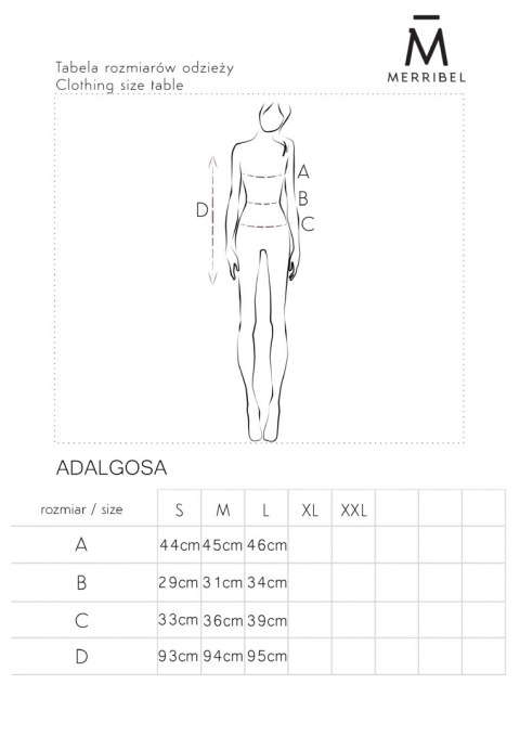 Merribel Sukienka Adalgosa Black - M Merribel Sukienka Adalgosa Black - M