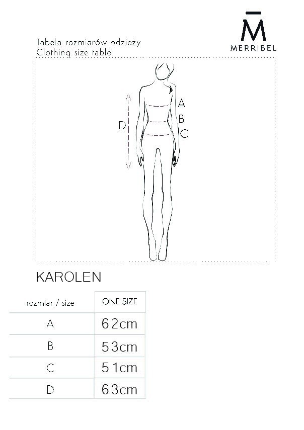Merribel Sweter Karolen Fuchsia - ONE SIZE Merribel Sweter Karolen Fuchsia - ONE SIZE