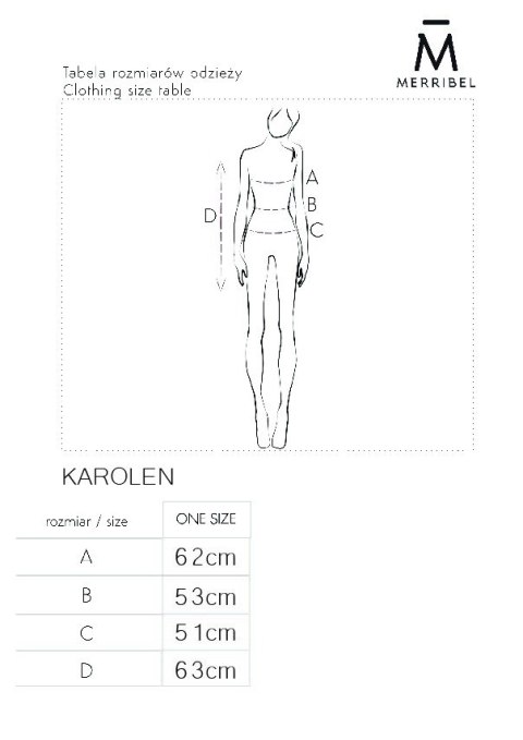 Merribel Sweter Karolen Fuchsia - ONE SIZE Merribel Sweter Karolen Fuchsia - ONE SIZE