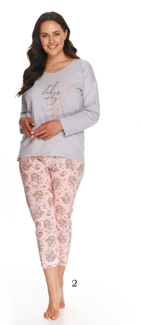 PIŻAMA TARO 2803 GIORGIA AW22 4XL szary Taro PIŻAMA TARO 2803 GIORGIA AW22 4XL szary Taro