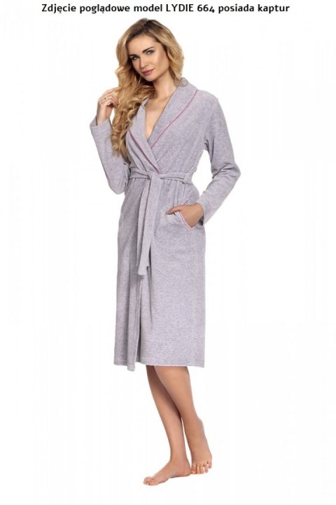 SZLAFROK FOREX 664 LYDIE XXL melange - jasny szary Forex SZLAFROK FOREX 664 LYDIE XXL melange - jasny szary Forex