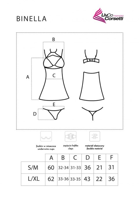 LivCo Corsetti Fashion Koszulka Binella For The Senses Collection - L/XL LivCo Corsetti Fashion Koszulka Binella For The Senses Collection - L/XL