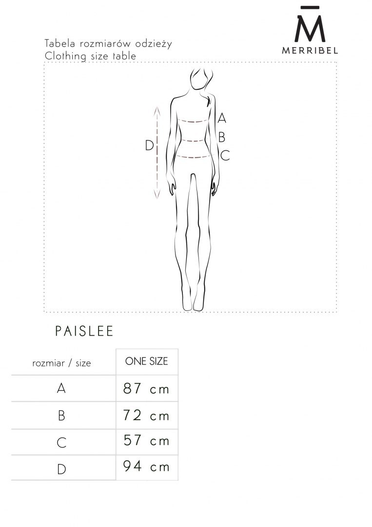 Merribel Kardigan Paislee Azzuro - ONE SIZE Merribel Kardigan Paislee Azzuro - ONE SIZE