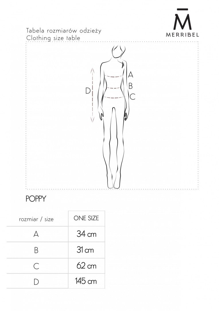 Merribel Sukienka Poppy - ONE SIZE Merribel Sukienka Poppy - ONE SIZE