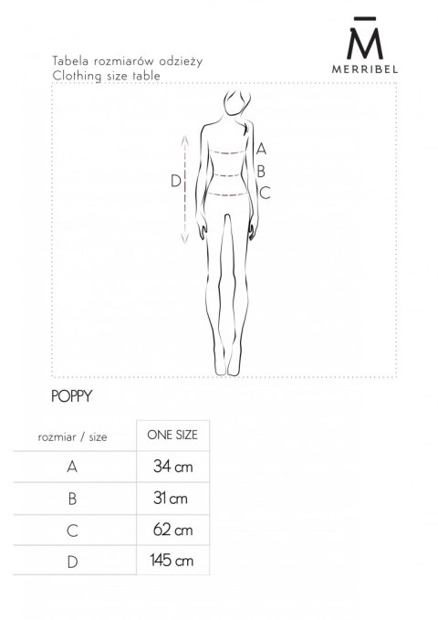 Merribel Sukienka Poppy - ONE SIZE Merribel Sukienka Poppy - ONE SIZE
