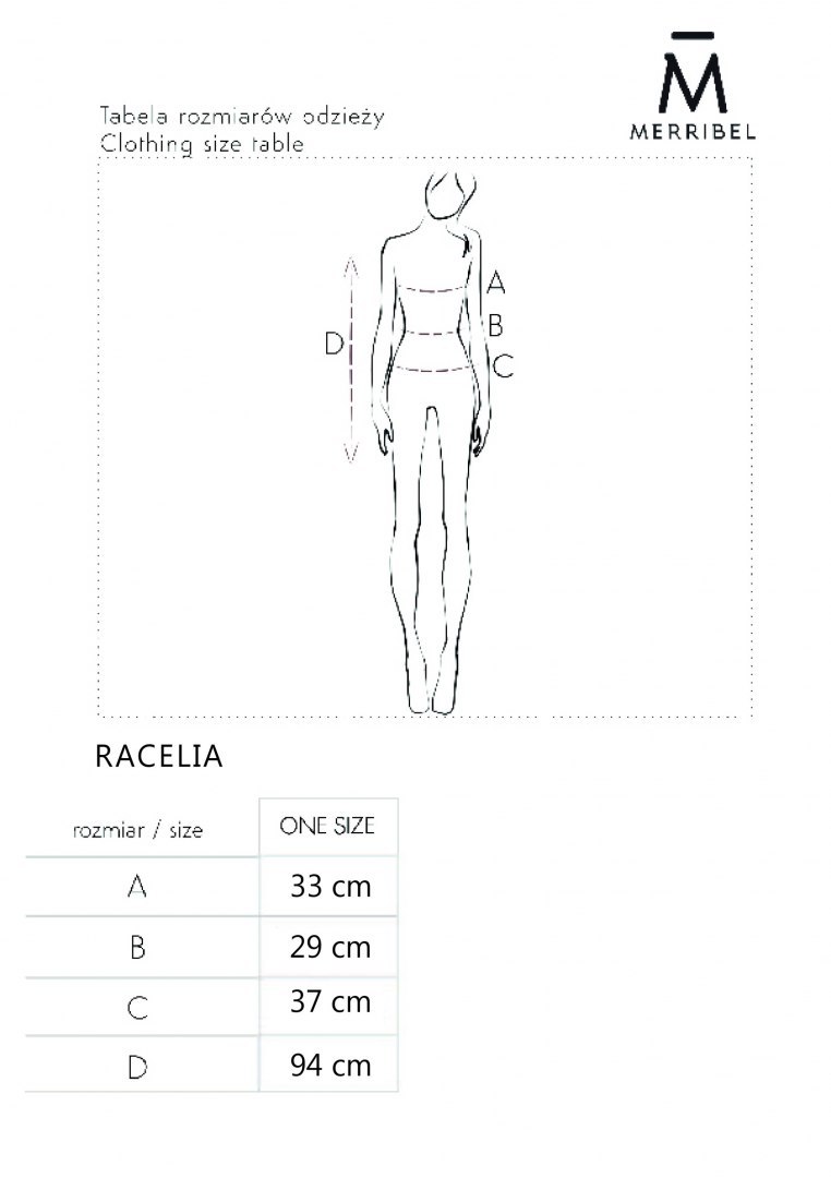Merribel Sukienka Racelia Beige - ONE SIZE Merribel Sukienka Racelia Beige - ONE SIZE