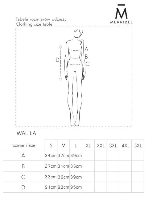 Merribel Sukienka Walila Black - M Merribel Sukienka Walila Black - M