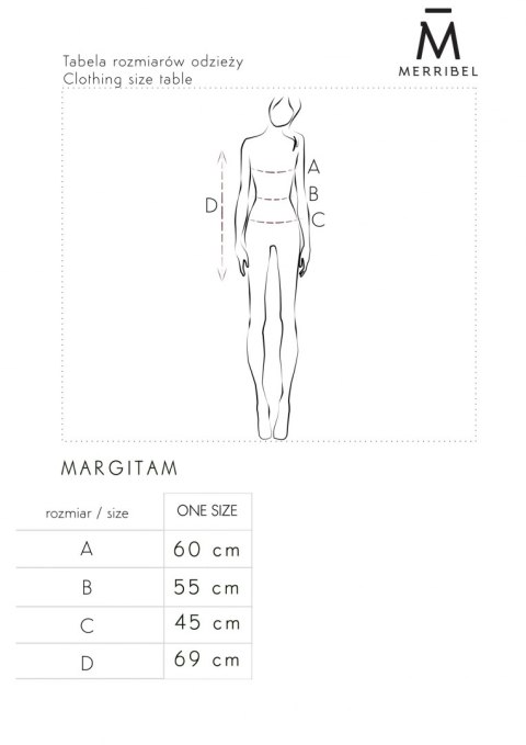 Merribel Sweter Margitam Corolful - ONE SIZE Merribel Sweter Margitam Corolful - ONE SIZE