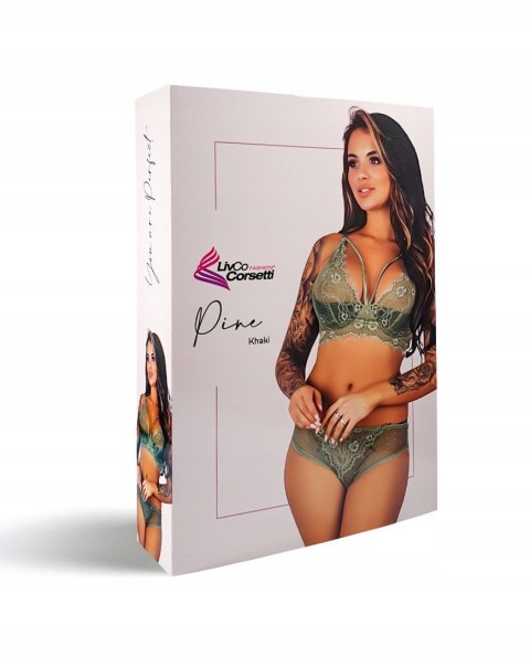 Zmysłowy seksowny KOMPLET bielizny LIVCO PINE L/XL Zmysłowy seksowny KOMPLET bielizny LIVCO PINE L/XL