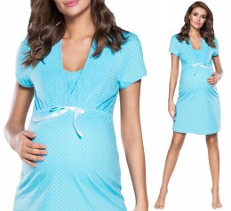 Koszula DO KARMIENIA ciążowa bawełniana RADOŚĆ - M