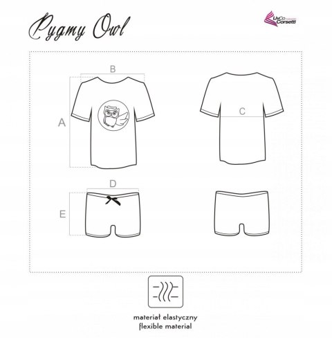 Piżama damska LIVCO CORSETTI PYGMY OWL - L/XL Piżama damska LIVCO CORSETTI PYGMY OWL - L/XL