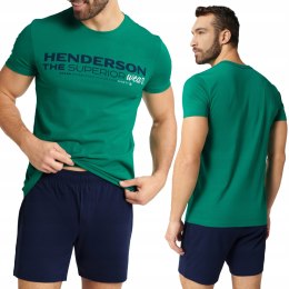 Piżama męska BAWEŁNIANA krótki rękaw HENDERSON XL