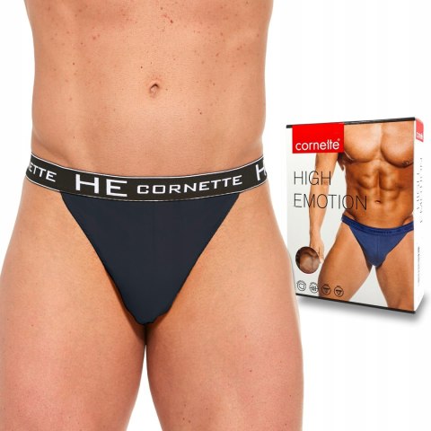 Slipy Męskie TANGA Bawełniane CORNETTE granat - XL Slipy Męskie TANGA Bawełniane CORNETTE granat - XL
