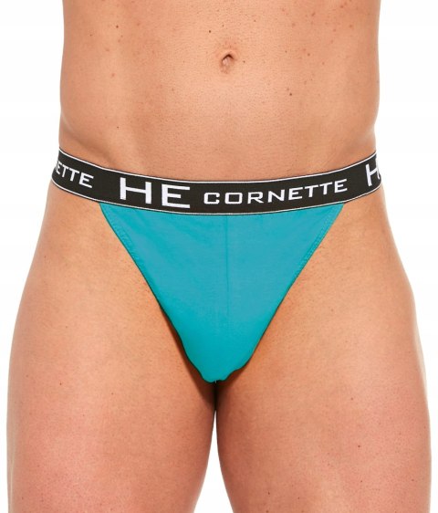 Slipy Męskie TANGA Bawełniane CORNETTE turkus - XL Slipy Męskie TANGA Bawełniane CORNETTE turkus - XL