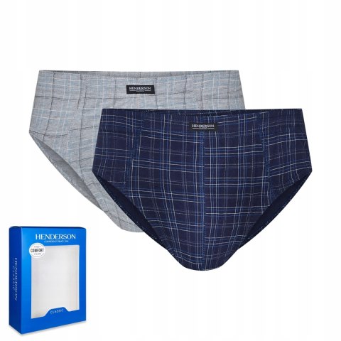 Slipy męskie bawełniane 2-PAK HENDERSON K558 - 5XL Slipy męskie bawełniane 2-PAK HENDERSON K558 - 5XL