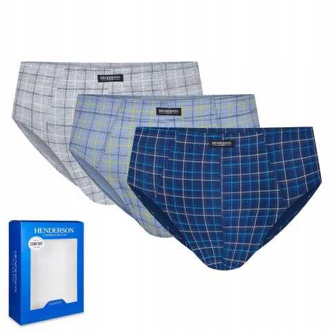 Slipy męskie bawełniane 3-PAK HENDERSON K560 - XXL Slipy męskie bawełniane 3-PAK HENDERSON K560 - XXL