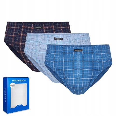 Slipy męskie bawełniane 3-PAK HENDERSON K565 - XXL Slipy męskie bawełniane 3-PAK HENDERSON K565 - XXL