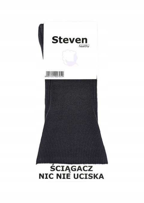 Skarpety męskie BEZUCISKOWE grafit STEVEN 35-38 Skarpety męskie BEZUCISKOWE grafit STEVEN 35-38