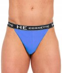 Slipy Męskie TANGA Bawełniane CORNETTE cobalt XL