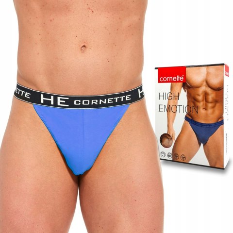 Slipy Męskie TANGA Bawełniane CORNETTE cobalt - M Slipy Męskie TANGA Bawełniane CORNETTE cobalt - M