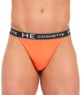 Slipy Męskie TANGA Bawełniane CORNETTE orange - XL