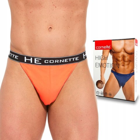 Slipy Męskie TANGA Bawełniane CORNETTE orange - M Slipy Męskie TANGA Bawełniane CORNETTE orange - M
