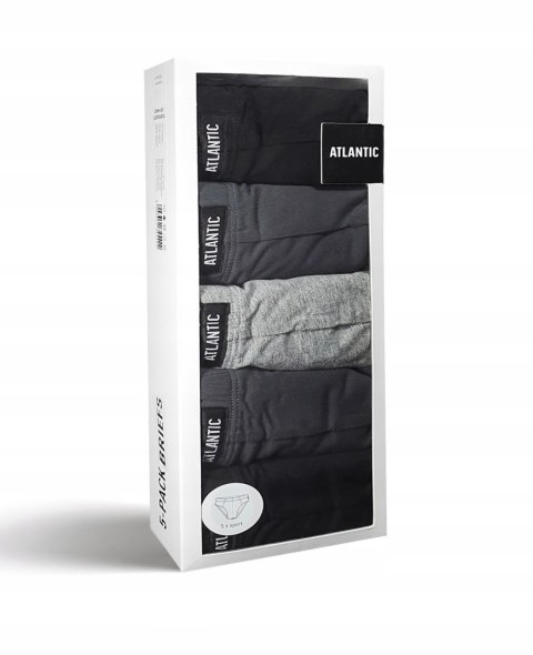 Slipy męskie 5 PAR sport ATLANTIC 5SMP-01 - M Slipy męskie 5 PAR sport ATLANTIC 5SMP-01 - M