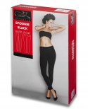 Spodnie legginsy damskie czarne GATTA BLACK r.- M
